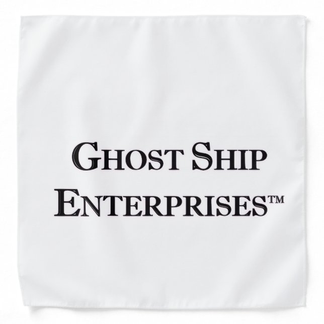 GHOST SHIP ENTERPRISES by Ivan L. Moody - Bandana (Front)