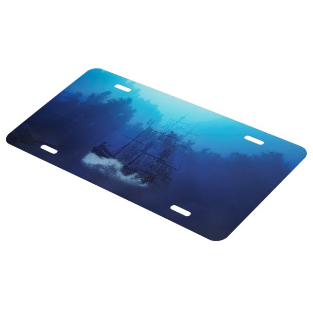 Ghost Ship License Plate (Side)