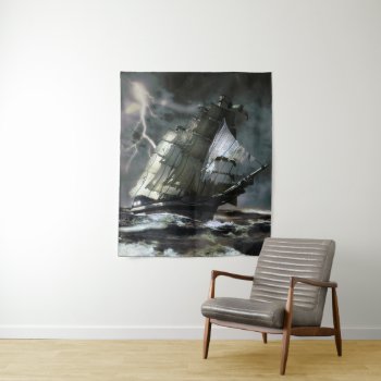 Ghost Ship Medium Wall Tapestry by PrettyPosters at Zazzle