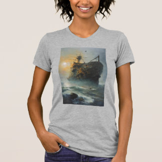 Ghost ship, pirate ship, T-Shirt