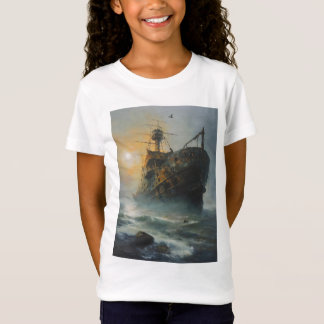 Ghost ship, pirate ship, T-Shirt