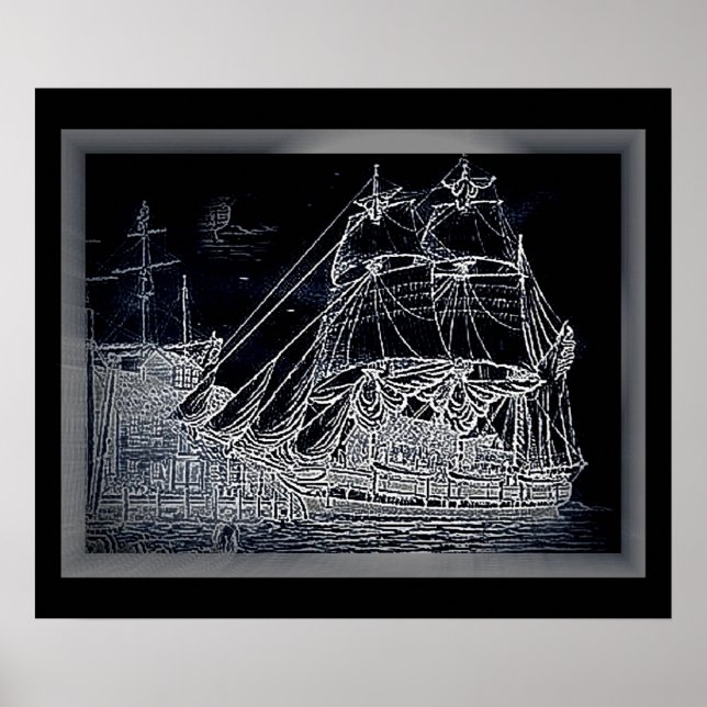 Ghost ship/wall poster (Front)