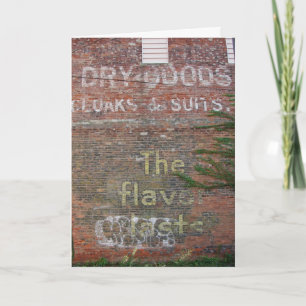 Ghost Signs and Graffiti Dry Goods Flavor Bursts Card