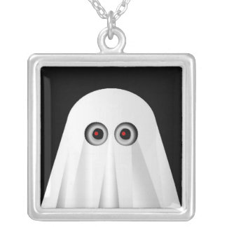 Ghost Silver Plated Necklace