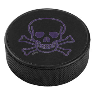 Ghost Skull hockey puck