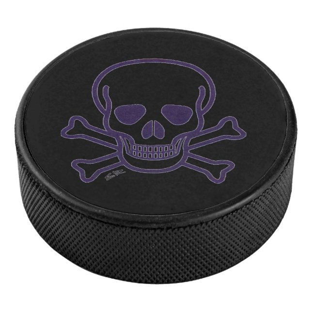Ghost Skull hockey puck (3/4)
