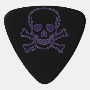 Ghost Skull triangle guitar pick