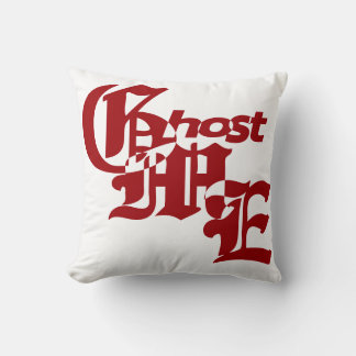 ghost sleep throw pillow