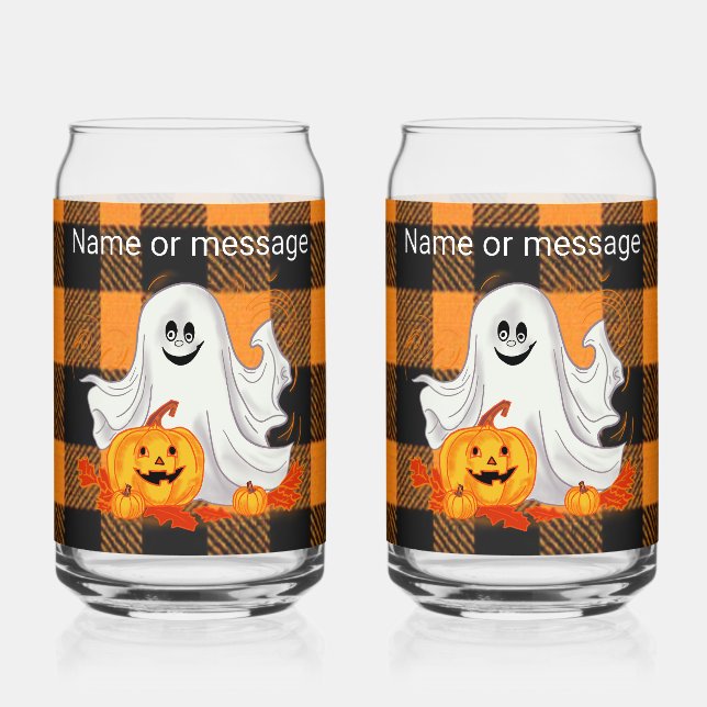 Ghost Soda Glass (Front)