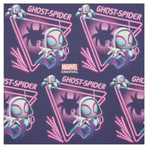 Ghost_Spider and TWIRL_E Glow Webs Glow Fabric