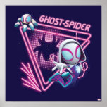 Ghost-Spider and TWIRL-E Glow Webs Glow Poster