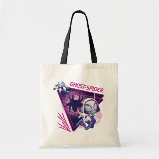 Ghost-Spider and TWIRL-E Glow Webs Glow Tote Bag