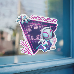 Ghost-Spider and TWIRL-E Glow Webs Glow Window Cling