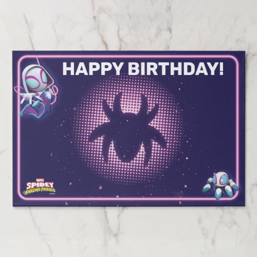 Ghost Spider  Birthday Disposable Placemats