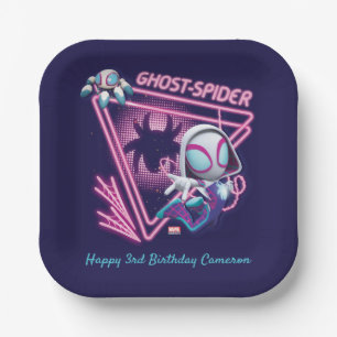 Ghost Spider   Birthday Girl Paper Plates