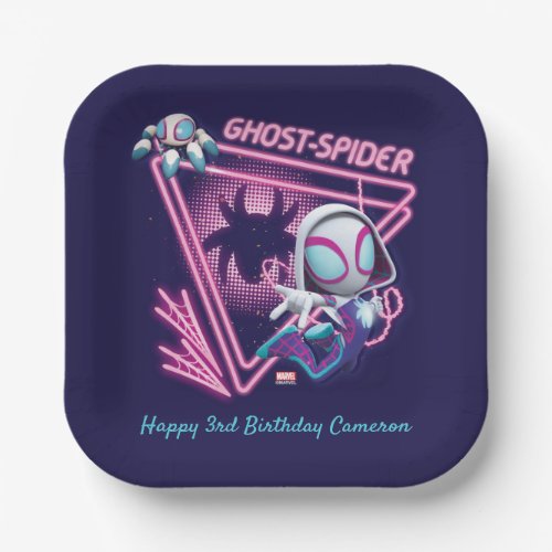 Ghost Spider  Birthday Girl Paper Plates