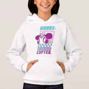 Ghost-Spider Flying Her Ghost-Copter Hoodie