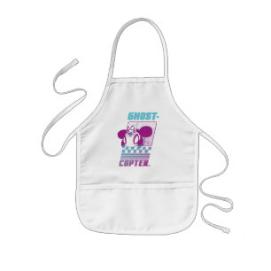 Ghost-Spider Flying Her Ghost-Copter Kids' Apron