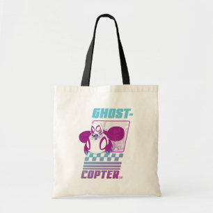 Ghost-Spider Flying Her Ghost-Copter Tote Bag