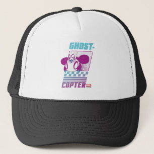 Ghost-Spider Flying Her Ghost-Copter Trucker Hat