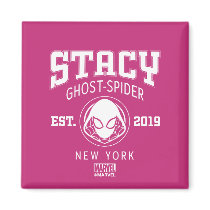 Ghost-Spider Gwen Stacy Collegiate Logo Magnet