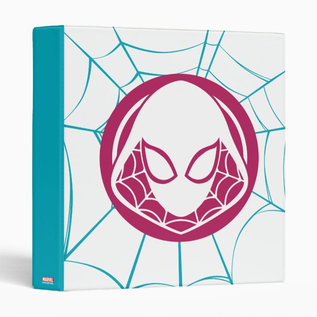 Ghost-Spider Icon 3 Ring Binder (Front/Spine)