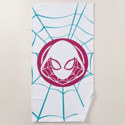 Ghost_Spider Icon Beach Towel