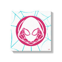 Ghost-Spider Icon Canvas Print