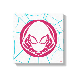 Ghost-Spider Icon Canvas Print