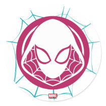 Ghost-Spider Icon Classic Round Sticker