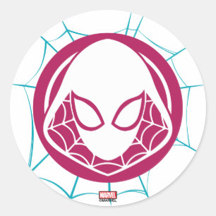 Ghost-Spider Icon Classic Round Sticker