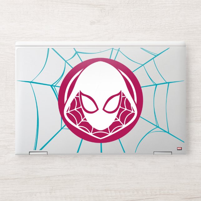 Ghost-Spider Icon HP Laptop Skin (Front)
