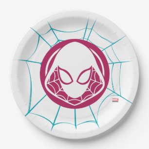 Ghost-Spider Icon Paper Plates