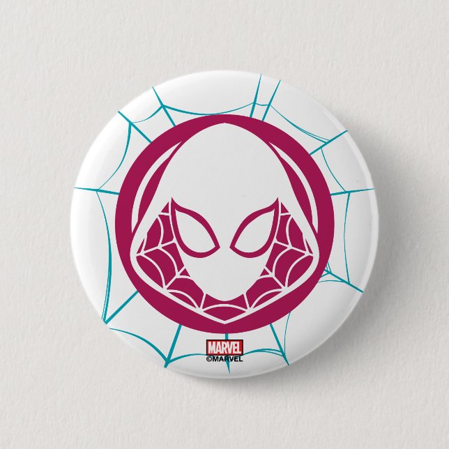 Ghost-Spider Icon Pinback Button (Front)