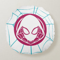 Ghost-Spider Icon Round Pillow