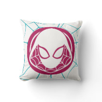 Ghost-Spider Icon Throw Pillow