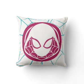 Ghost-Spider Icon Throw Pillow
