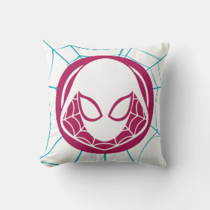 Ghost-Spider Icon Throw Pillow