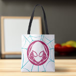 Ghost-Spider Icon Tote Bag<br><div class="desc">Check out this cool icon for Ghost-Spider! Customize your own Spider-Man merch by clicking the customize button to resize the artwork or add your own text!</div>