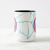 Ghost-Spider Icon Two-Tone Coffee Mug (Center)
