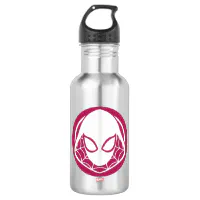 Kawaii Spider-Man, Ghost-Spider, & Miles Morales Water Bottle, Zazzle