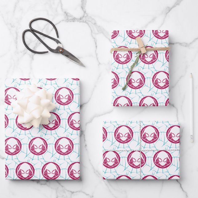 Ghost-Spider Icon Wrapping Paper Sheets (Front)