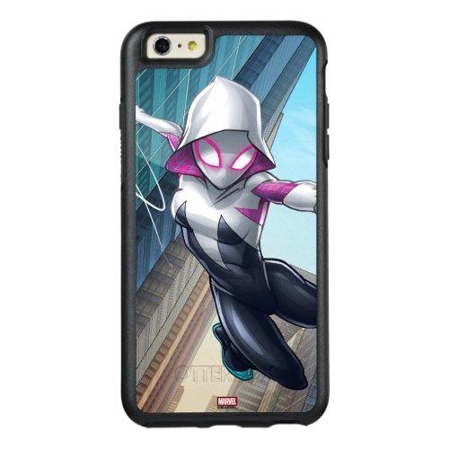 Ghost_Spider Web Slinging Through City OtterBox iPhone 66s Plus Case