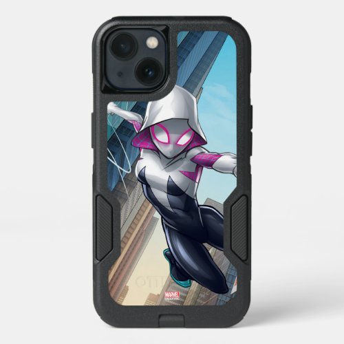 Ghost_Spider Web Slinging Through City iPhone 13 Case