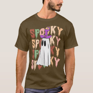 Ghost Spooky Halloween Costume Classic Funny Gift  T-Shirt