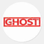 Ghost Stamp Classic Round Sticker