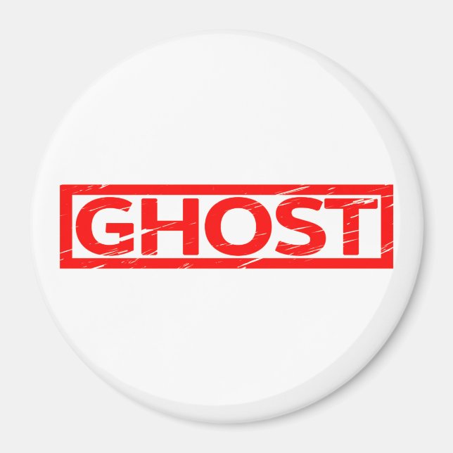 Ghost Stamp Magnet (Front)