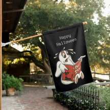 Ghost Stories Halloween House Flag