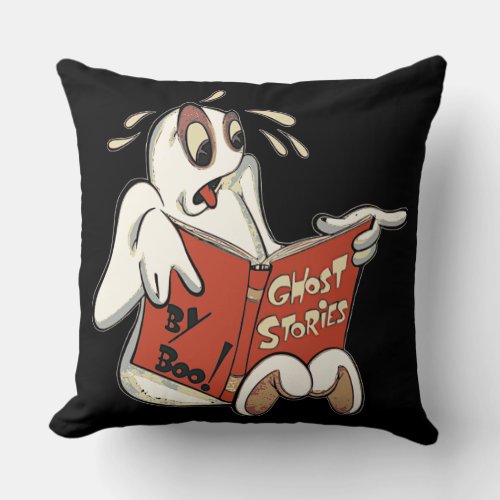 Ghost Stories Halloween Throw Pillow