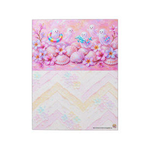 Ghost Summerween Beach Notepad